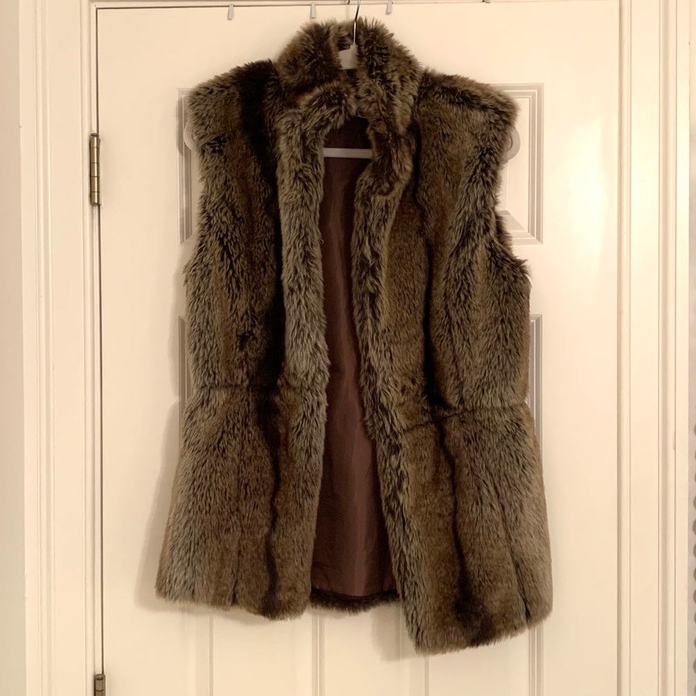 EUC Faux Fur Vest
